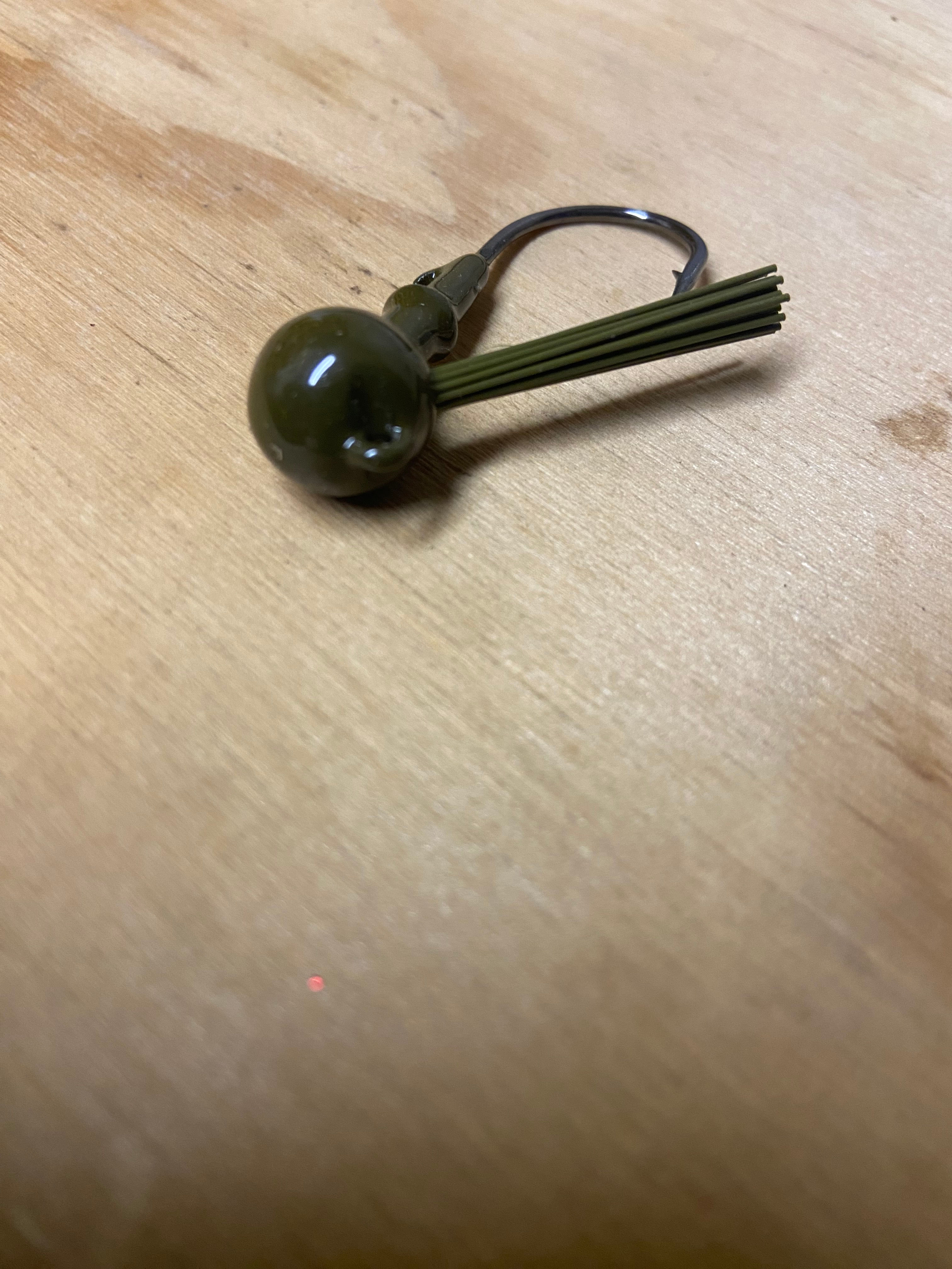 1/2 oz ball head paca jig green pumpkin
