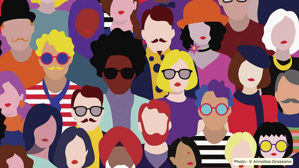 Foule diversifiée représentant différents segments de public cible pour une stratégie marketing efficace