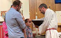 Baptism service at TCC