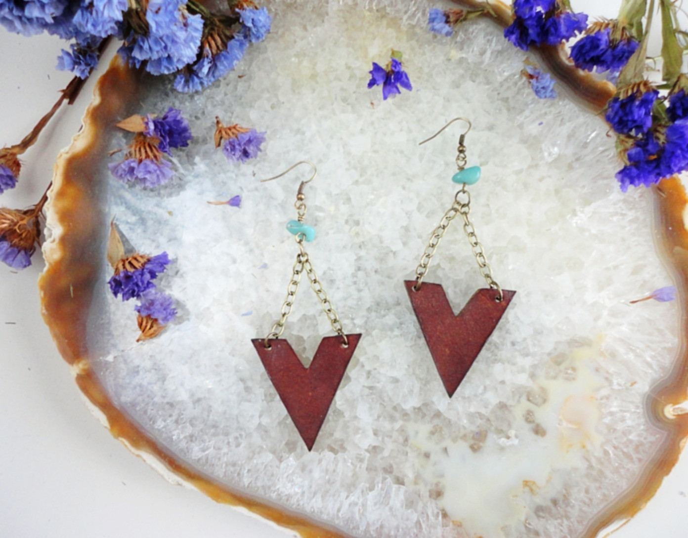 Archer Leather Earrings
