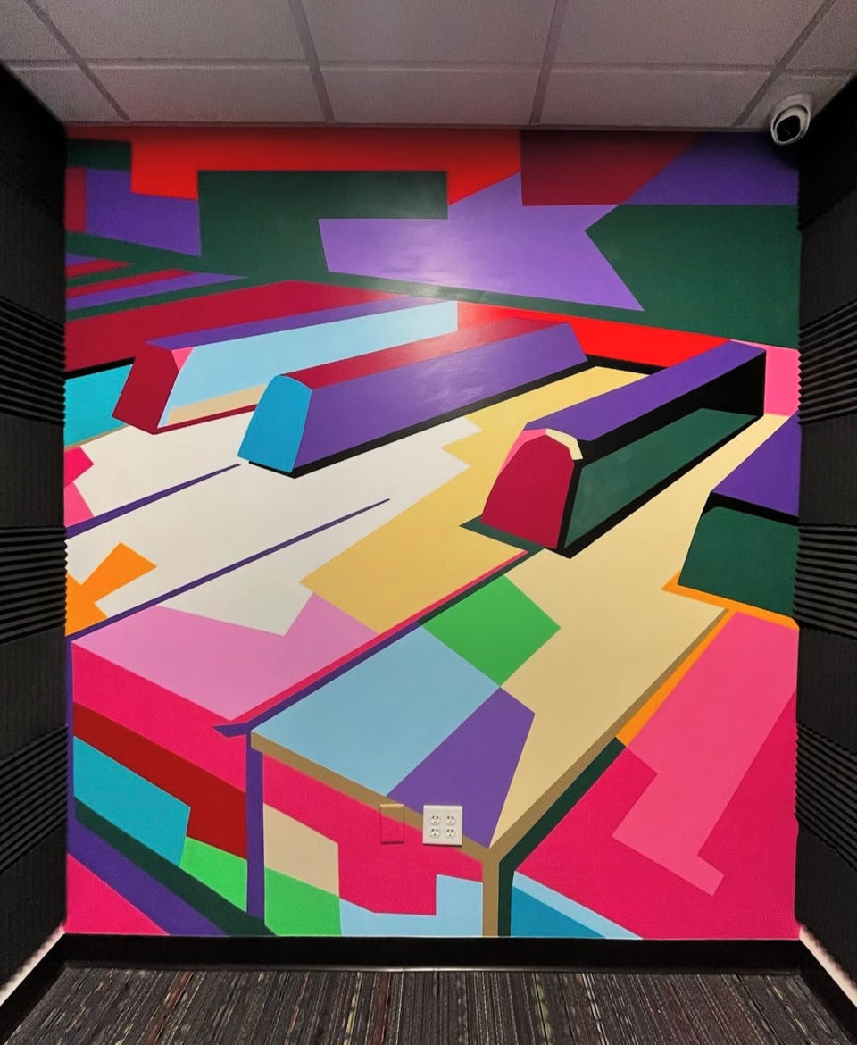 Littleton Colorado, Denver music school, Denver murals, Colorado artist