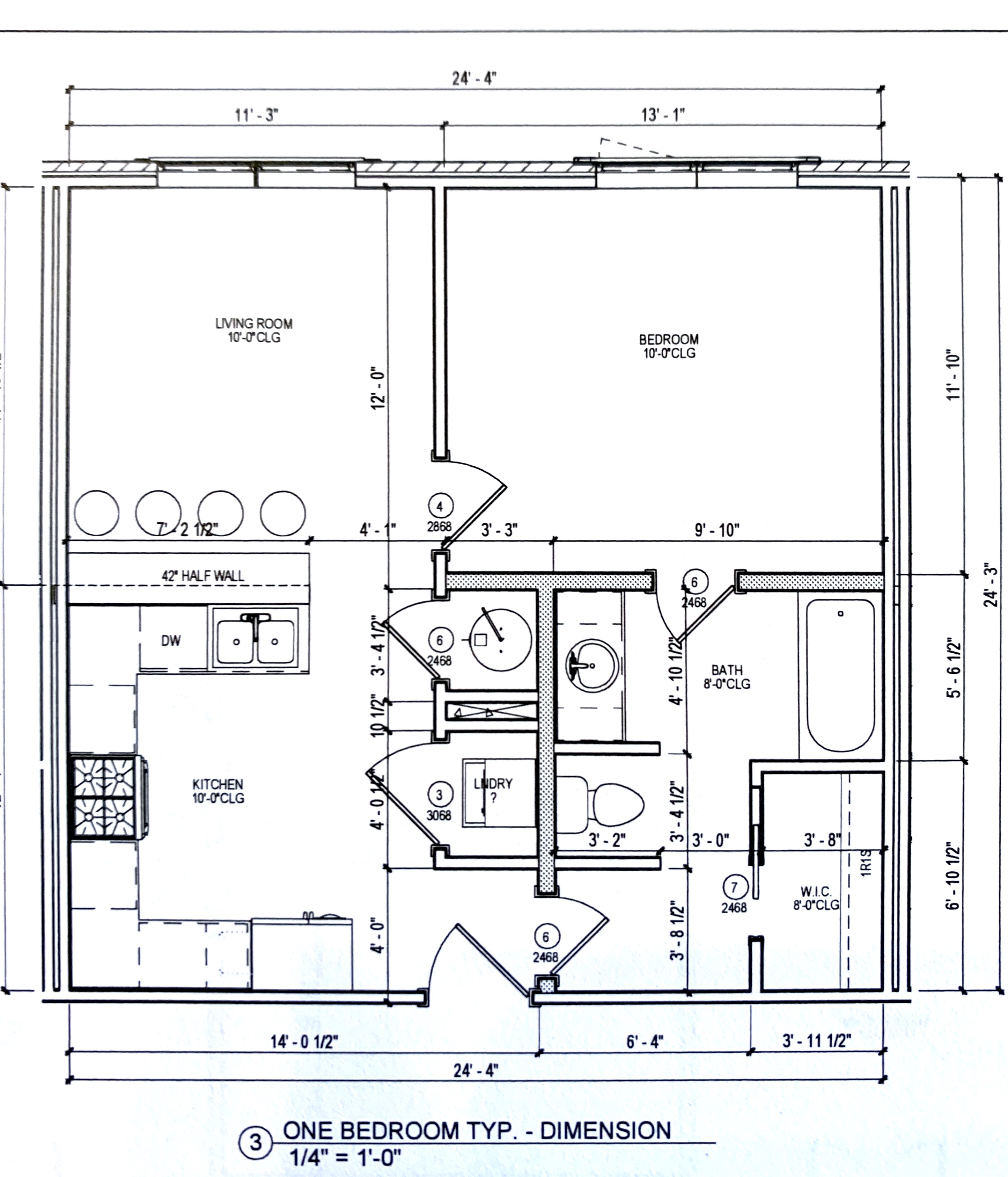 Apartment interior at The Villages at Fate