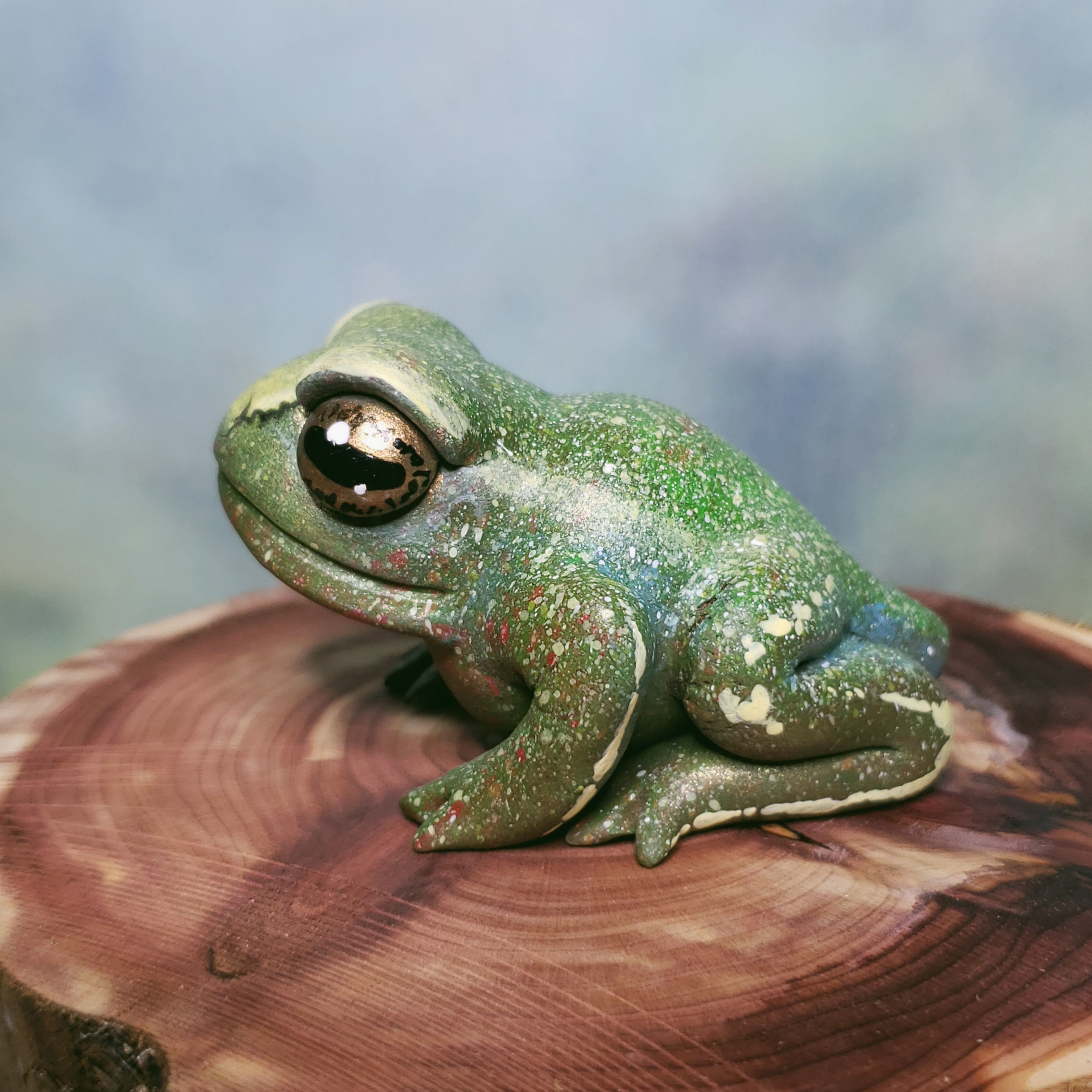 Mini Gourd Frog #289- Orinoco Lime Tree frog