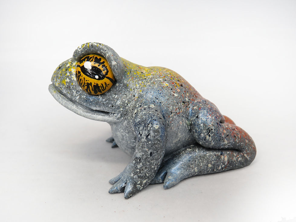 Thumbnail: Mini Gourd Frog #294- Ashen ember toad