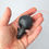 Thumbnail: Mini Gourd Mouse #29 - Black and grey