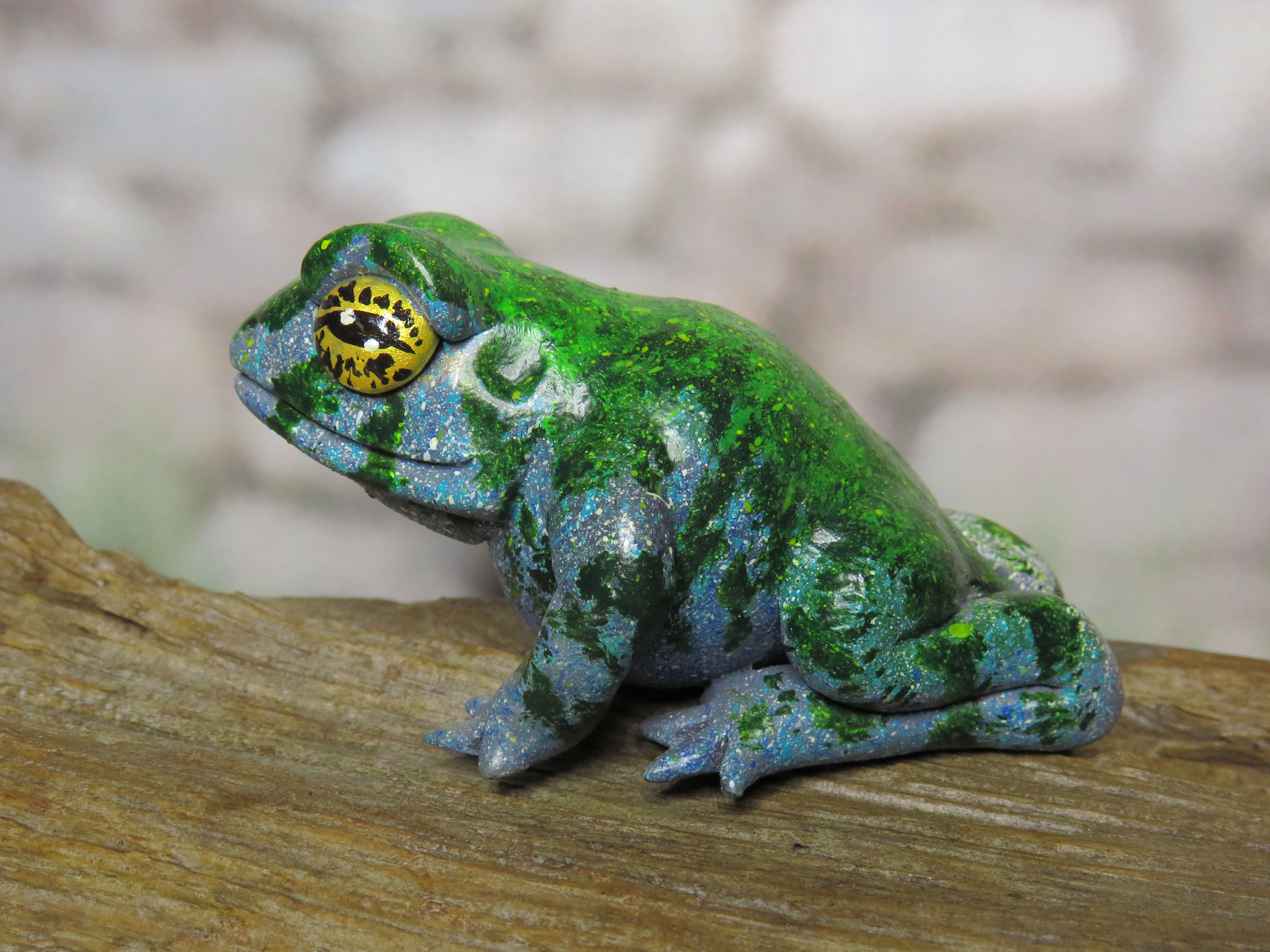 Mini Gourd Frog #302- Moss Frog