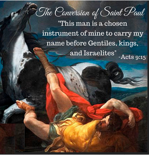 January 25 | The Conversion of Saint Paul