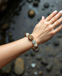 aesthetic natural stone bracelets