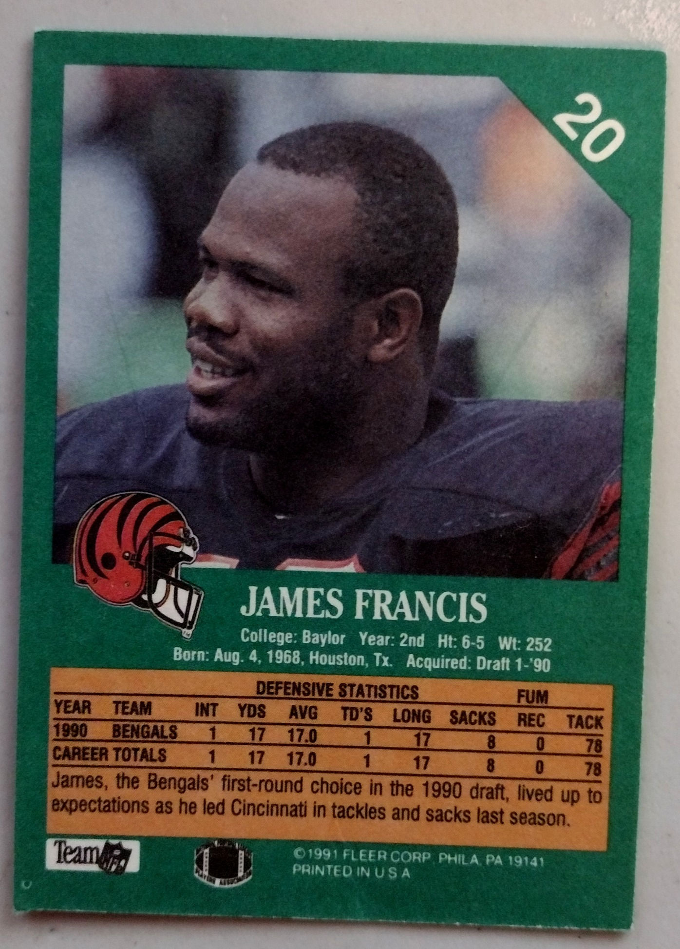 James Francis #20