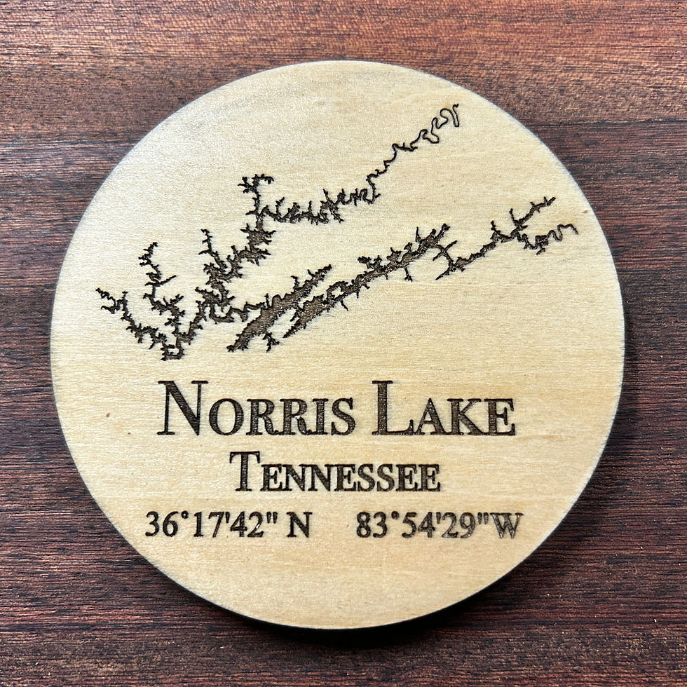 Norris Lake Drink Coasters (4 Pack)