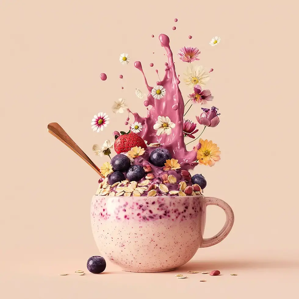 Blood sugar balancing breakfast : overnight oats