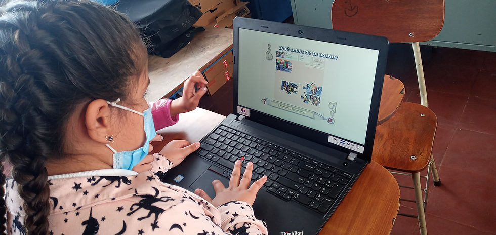 Haciendo uso de Software Educativos conociendo nuestras identidades culturales. Patria Bendita!
