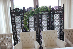 Декоративная ширма с кружевом .