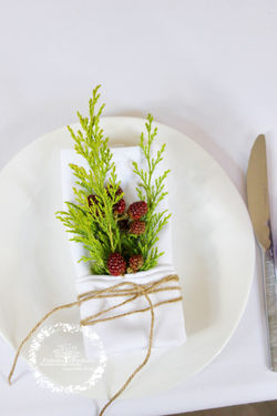 Декор салфеток.