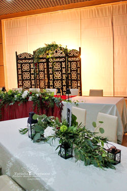 Декоративная ширма на свадьбу.