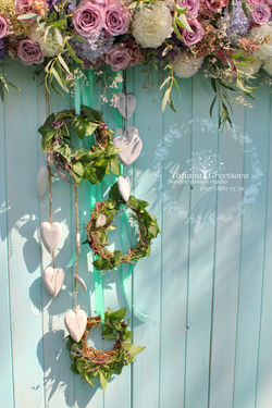 Веночки из натуральной лозы.