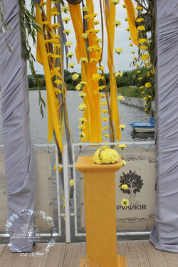 Декор на церемонию.