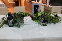 Зеленые  композиции на свадьбу.