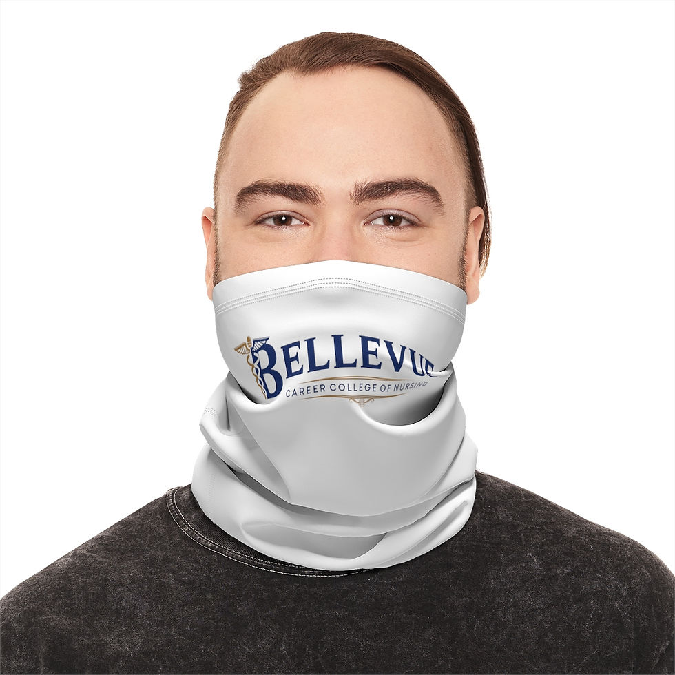 Thumbnail: Winter Neck Gaiter With Drawstring