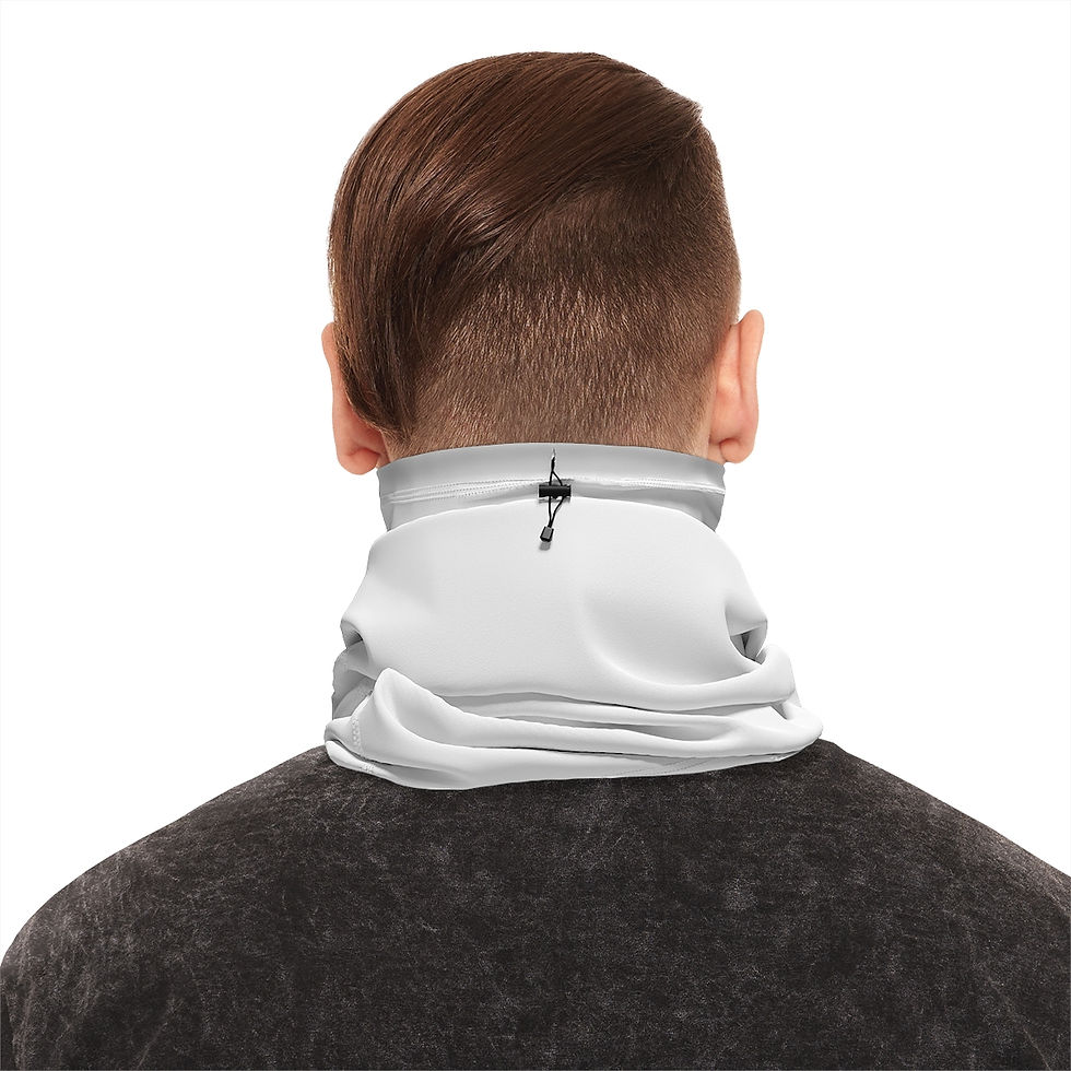 Thumbnail: Winter Neck Gaiter With Drawstring