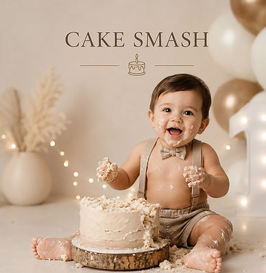Een Cakesmash fotoshoot van een jongetje van 1 jaar - Art Foto Service Groep