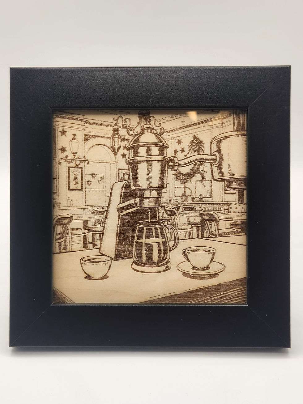 Thumbnail: Laser Etched Coaster with frame