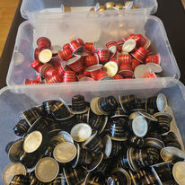 Client Laser Etched Pods. Pods etched in two locations - Side and Bottom