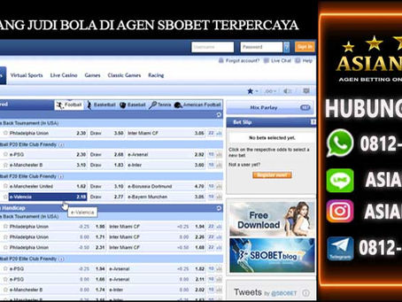 AGEN SBOBET