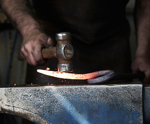 Forging Hot Iron
