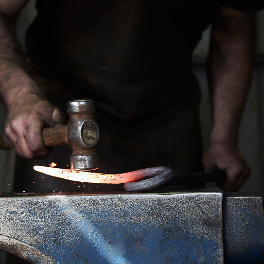 Forging Hot Iron