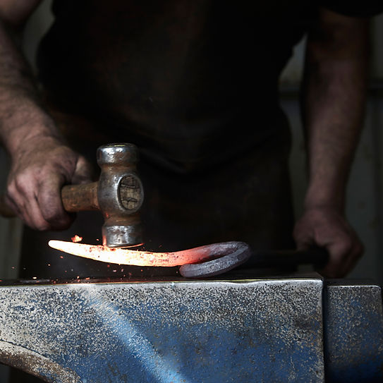 Forging Hot Iron