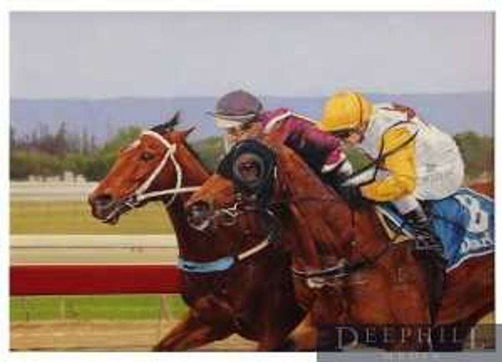Barry Smith, A Driving Finish LR