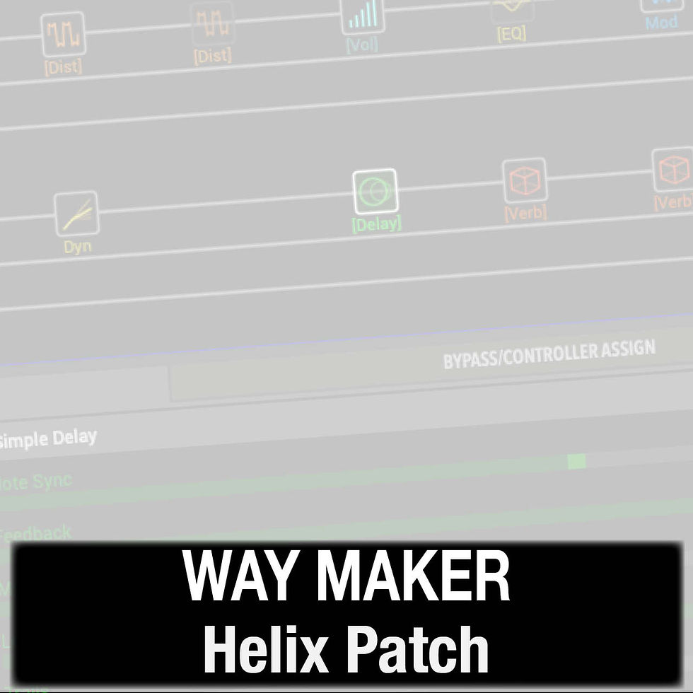 Way Maker // Leeland // Helix Patch