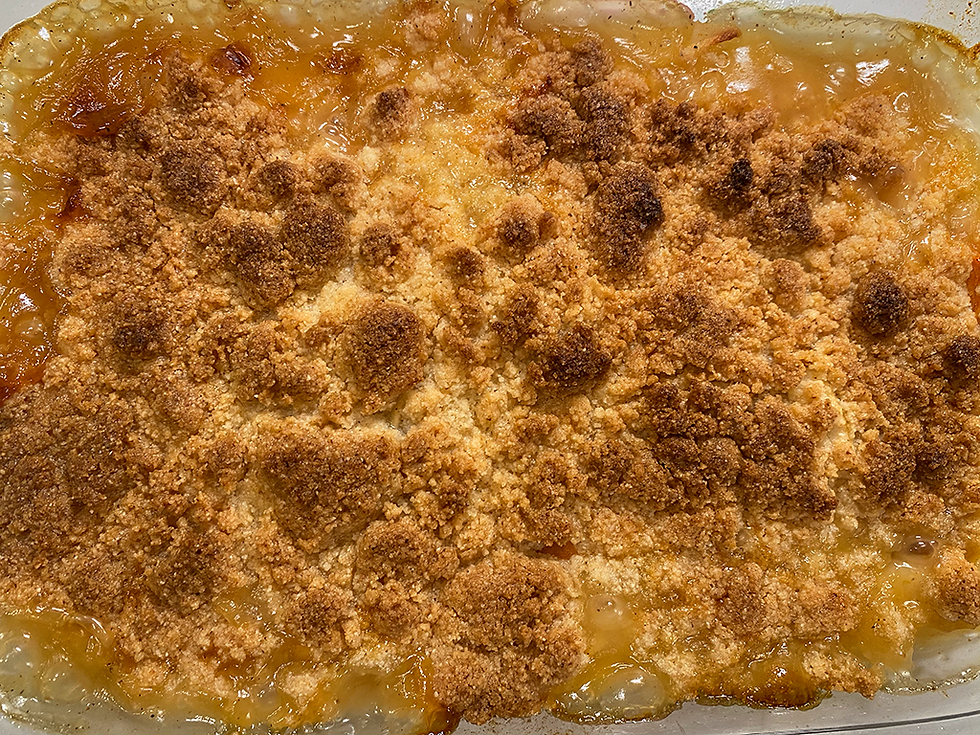 CHEF SCOTT PEACOCK'S PERSIMMON COBBLER