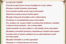 YENİ ECZACILIK YEMİNİ