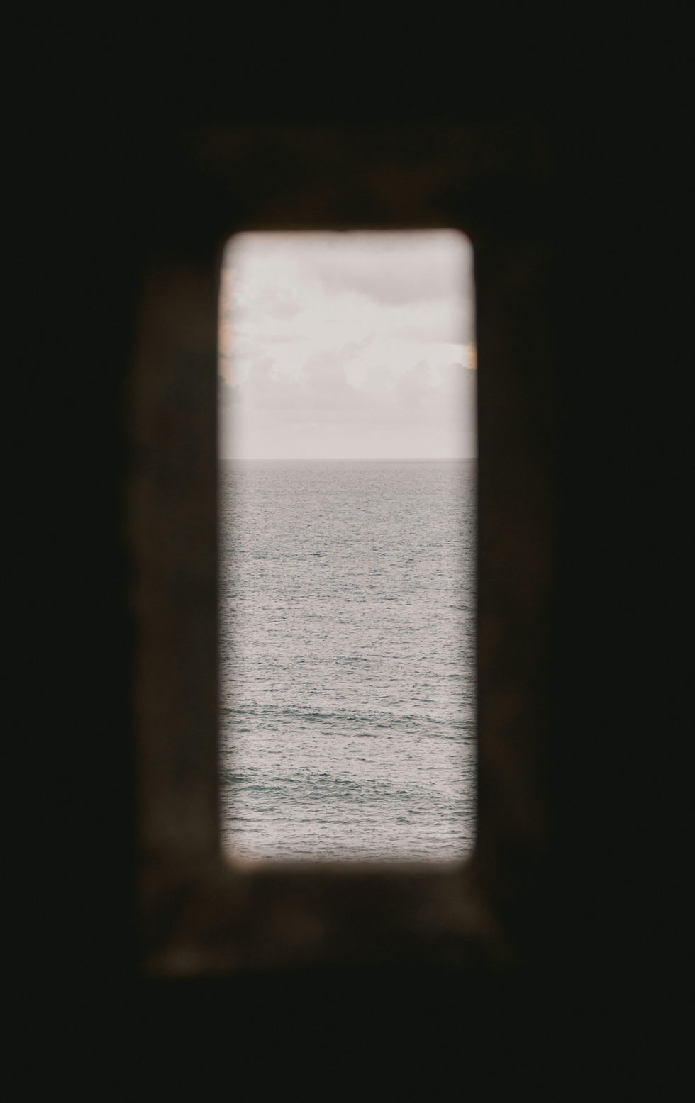 framed ocean view