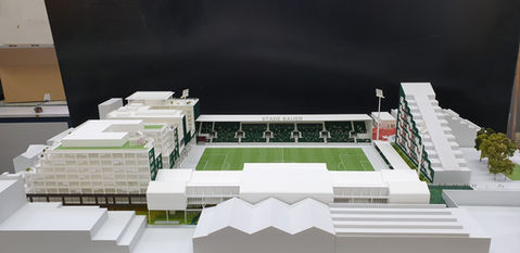 Maquette Stade Bauer SCAU