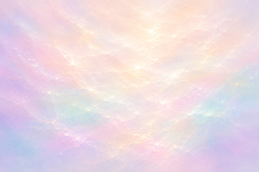 Golden and pastel shimmering light
