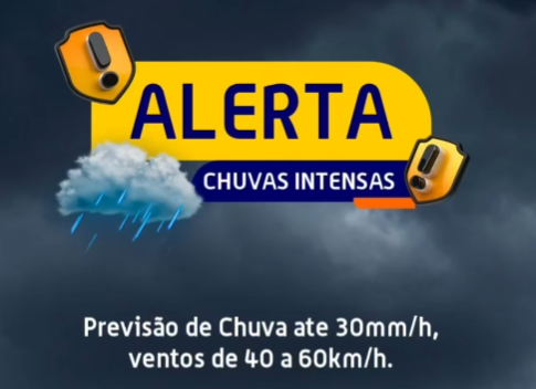 Defesa Civil emite novo alerta de chuvas intensas em Sinop