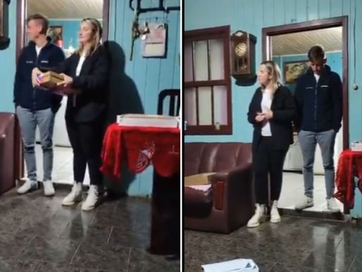 Mulher expõe traição do marido em falso chá revelação e vídeo viraliza