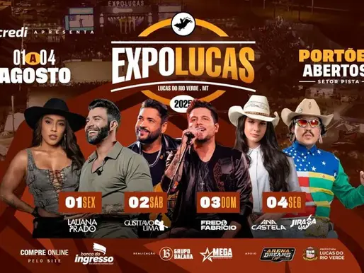Contagem Regressiva: Expolucas 2025 começa nessa sexta-feira