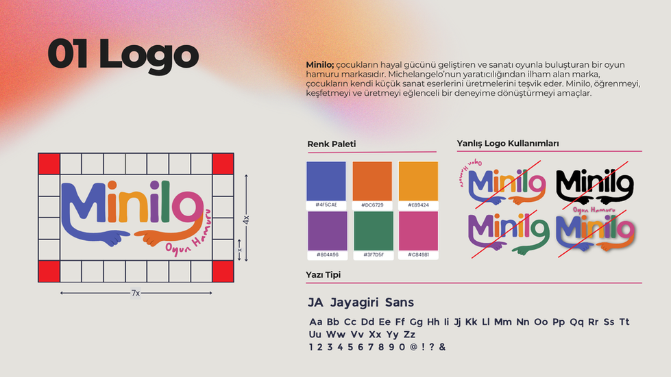 "Minilo Oyun Hamuru" Logo Çalışması