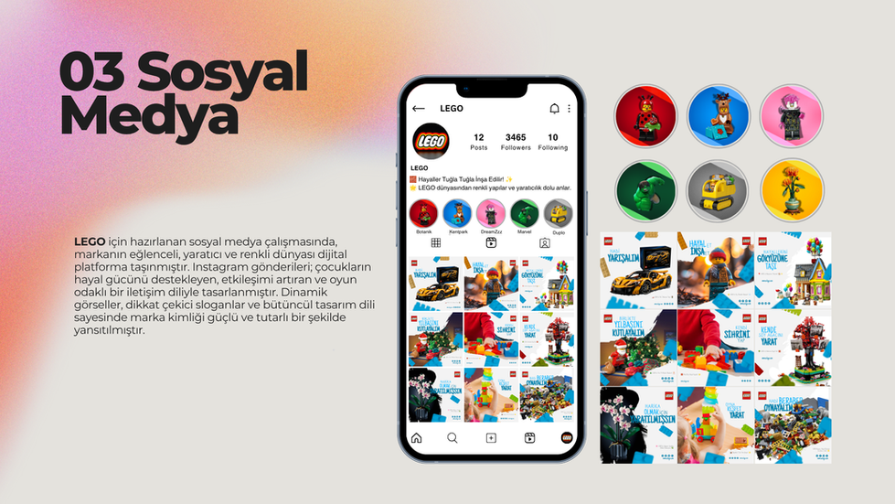 "Lego" Instagram Profil Çalışması