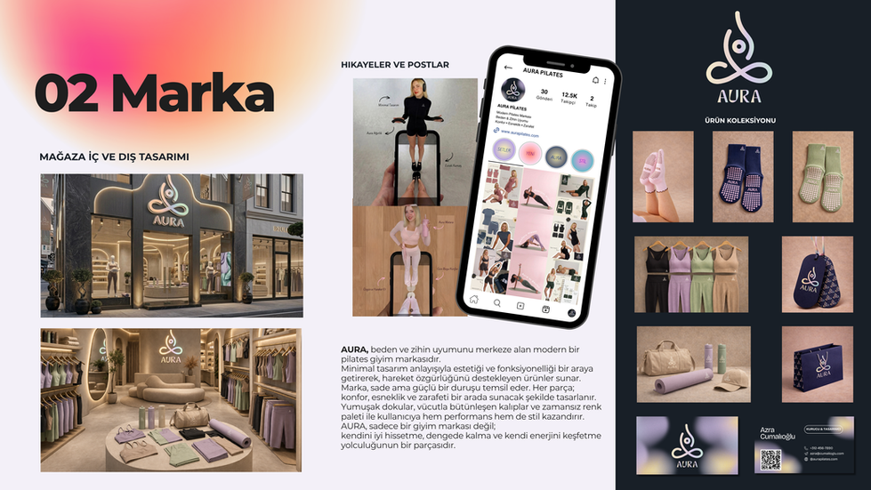 "Aura Pilates" Kurumsal Marka Çalışması