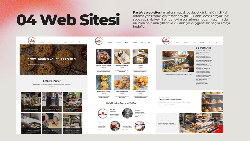 "PastArt" Web Sitesi Tasarımı