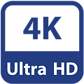 ภาพเสียงคมชัด 4K UHD