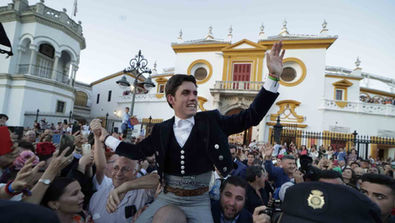 Guillermo Hermoso de Mendoza, tres orejas y Puerta del Príncipe