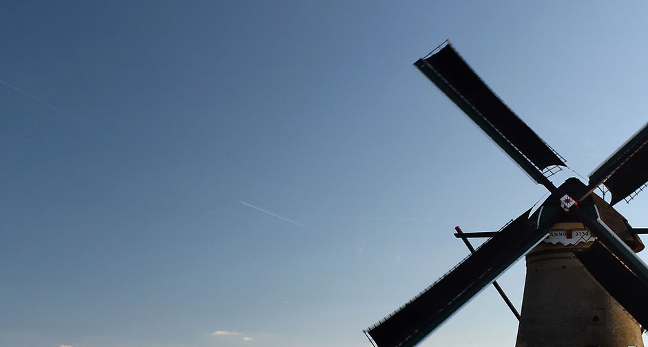 a Dutch windmill