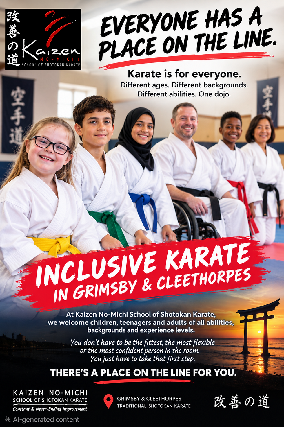 Inclusive Karate in Grimsby & Cleethorpes – Everyone Has a Place on the Line