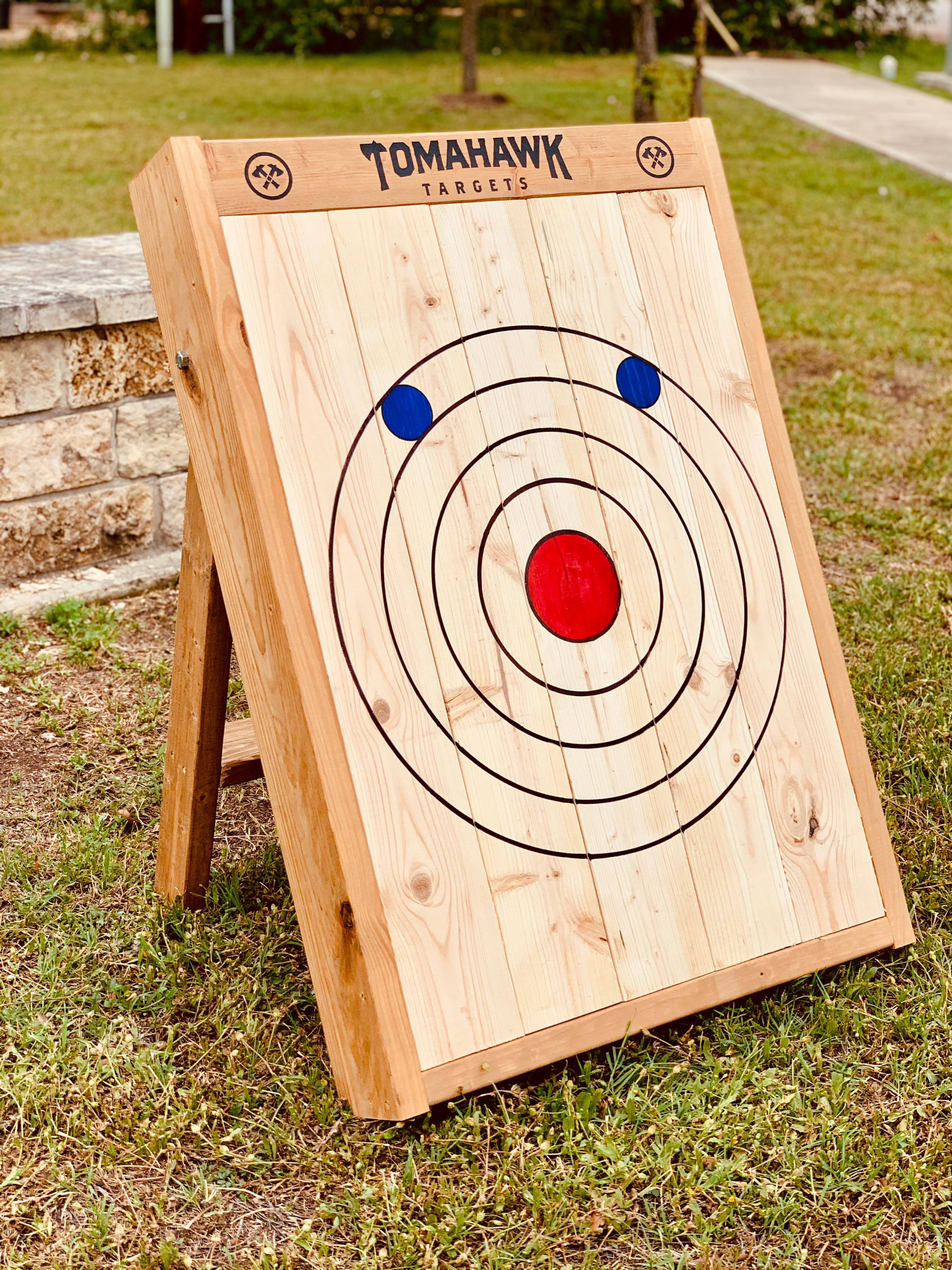4-Ring Foldable Axe and Knife Throwing Target